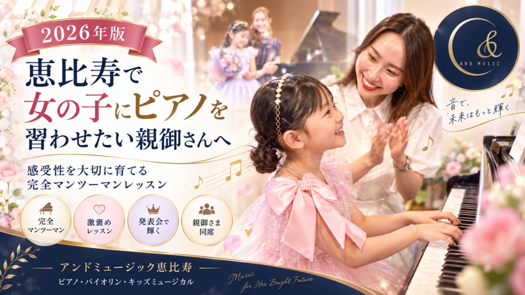 恵比寿で女の子にピアノを習わせたい親御さんへ